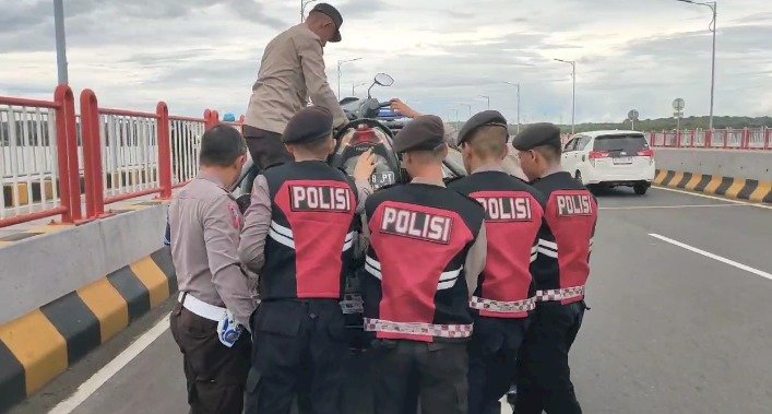 Polres Bangkalan Temukan Pemilik Sepeda Motor Tak Bertuan yang Viral di Jembatan Suramadu KM 4