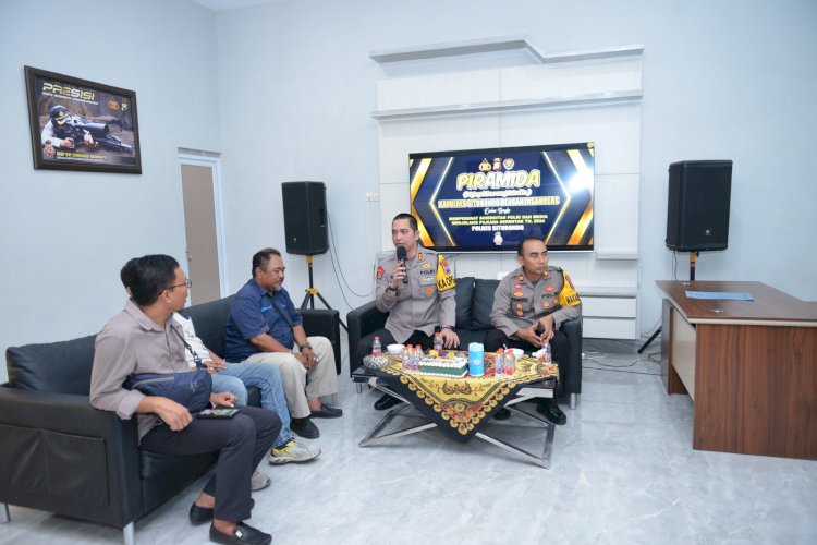 Gelar Piramida, Kapolres Situbondo Ajak Jurnalis Sebagai Cooling System Kamtibmas Tahapan Pilkada 2024