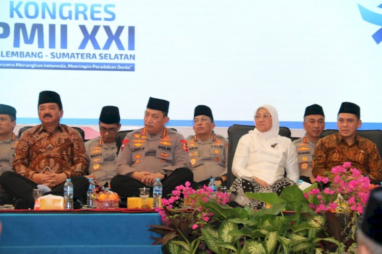 Kapolri Hadiri Pembukaan Kongres XXI PMII di Palembang