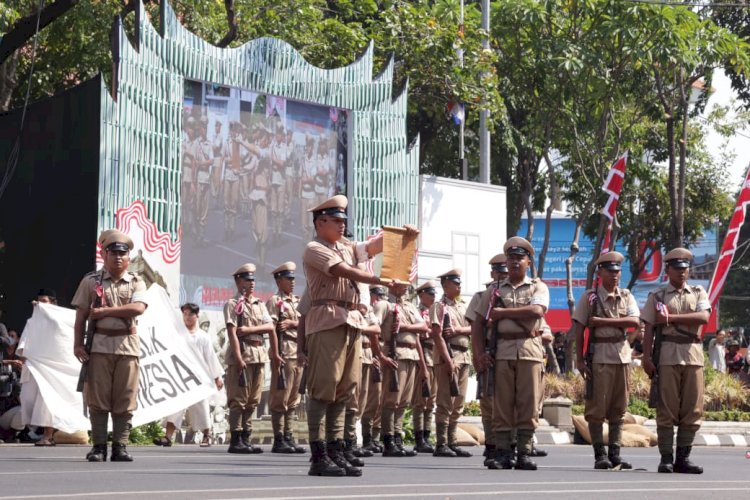 Kapolri Pimpin Upacara Hari Juang Polri di Surabaya