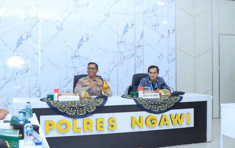 Hasil Survei IKM, Sistem Pelayanan Polres Ngawi Tahun 2024 Cenderung Meningkat