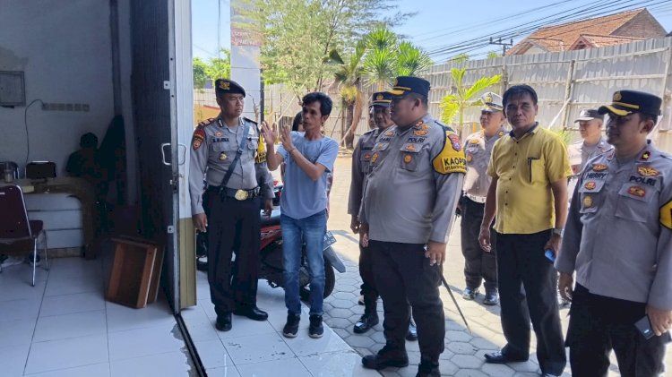 Kapolres Pamekasan Cek Kantor KPU dan Gudang Logistik Pastikan Kesiapan Pilkada 2024 Aman