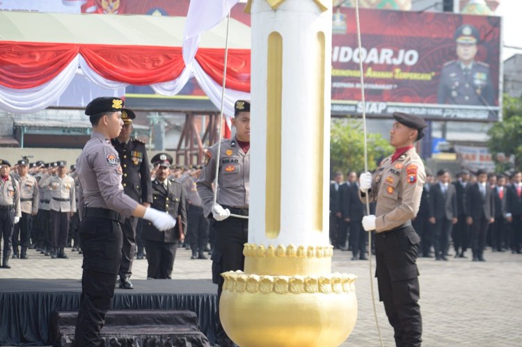 Wakapolresta Sidoarjo Pimpin Upacara Hari Pahlawan 2024