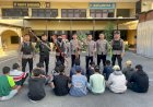 Harkamtibmas-Polres-Pelabuhan-Tanjungperak-Amankan-14-Anggota-Komplotan-Gangster-di-Tambak-Wedi