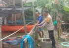 Polsek-Sedati-Sambangi-Warga-Pranti-Manfaatkan-Lahan-untuk-Budidaya-Lele