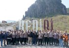 Riding-ke-Gunung-Kelud,-Polres-Kediri-dan-Awak-Media-Suarakan-Kesiapsiagaan-Bencana