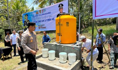 Polres-Tulungagung-Serahkan-Bantuan-Sumur-Bor-Untuk-Warga-Pucanglaban