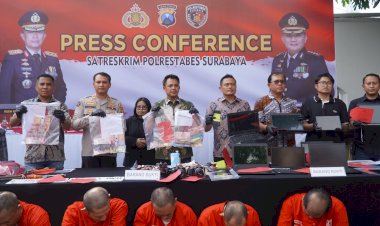 Polisi-Berhasil-Ungkap-Kasus-Pembobol-Perumahan-Elite-di-Surabaya-Lima-Tersangka-Diamankan