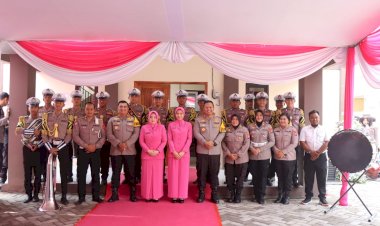 Kapolresta-Sidoarjo-Resmikan-Gedung-Bhayangkari,-Gedung-K9,-Pospol-Porong,-Korps-Musik-dan-Tim-Hadrah