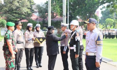 Operasi-Lilin-Semeru-2024,-Polres-Kediri-Kota-Siagakan-210-Personel-Gabungan-Pengamanan-Libur-Nataru