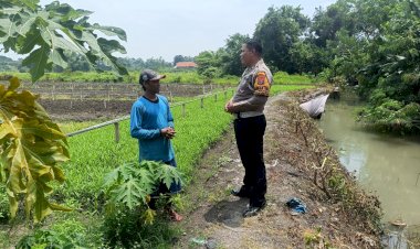 Polsek-Sukodono-Tinjau-Pekarangan-Pangan-Bergizi-(P2B)-di-Desa-Jumputrejo