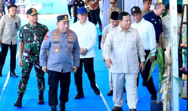 Presiden-Prabowo-Senang-Panen-Raya-Jagung-Inisiasi-Polri-Berhasil