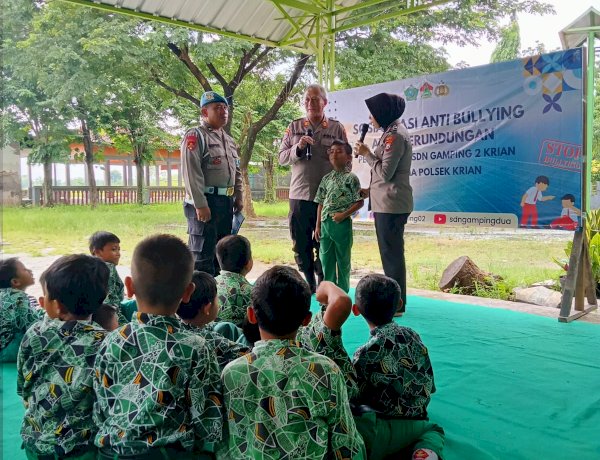 Polsek Krian Gelar Sosialisasi Anti-Bullying di SDN Gamping 2