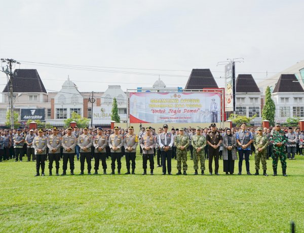 Hadiri Apel Srawung Agung di DIY, Kapolri: Sinergi dengan Warga Jaga Keteraturan Sosial