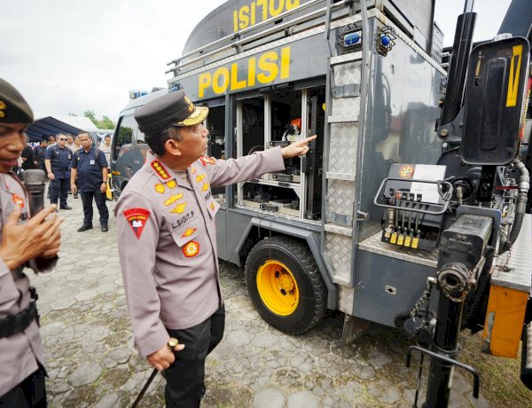 Kapolri Cek Langsung Personel-Sarpras Polda DIY, Pastikan Siap Hadapi Potensi Bencana