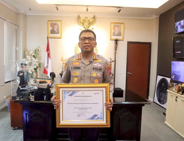 SPKT MMPP Polresta Sidoarjo Raih Penghargaan Menteri PANRB
