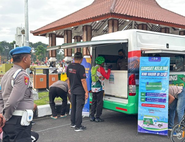 Polresta Sidoarjo Hadirkan Layanan Publik di Car Free Day Alun-alun