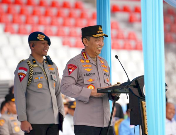 Pimpin Apel Ojol-Buruh di Sumsel, Kapolri Tekankan Jaga Persatuan hingga Stabilitas Nasional