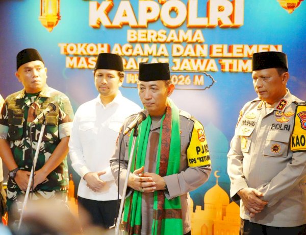 Safari Ramadhan di Jatim, Kapolri Ajak Seluruh Elemen Bersatu Jaga Kamtibmas-Dukung Program Presiden
