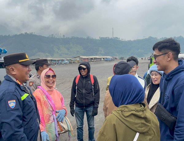 Libur Lebaran Polres Probolinggo Intensifkan Patroli di Gunung Bromo