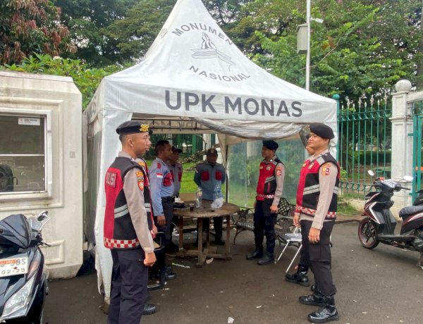 Jaga Nadi Ibu Kota Detasemen Perintis Baharkam Polri Gelar Pengamanan Strong Point dan Patroli Dialogis di Titik Vital Jakarta