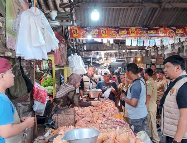 Polres Pasuruan Pantau Pasar Pastikan Stok Pangan Aman Pascalebaran