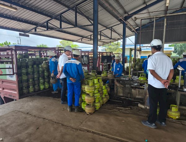Polres Jombang Cek Ketersediaan LPG 3 Kg di SPBE Pastikan Distribusi Lancar