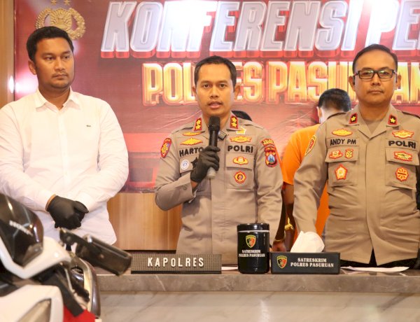 Polres Pasuruan Ungkap 3 Kasus Kejahatan Jalanan, Tersangka Begal Diamankan