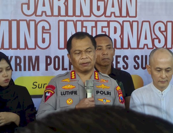 Polrestabes Surabaya Amankan 45 Tersangka Hasil Pengembangan Penyidikan Kasus Siber Internasional