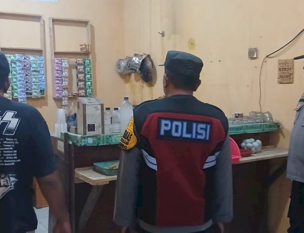 Polsek Balongbendo Tindaklanjuti Dugaan Penjualan Miras, Hasil Pengecekan Nihil
