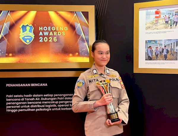 Brigadir Renita Rismayanti Raih Hoegeng Awards 2026 Kategori Polisi Inovatif Berkat Inovasi Digitalisasi Data Kriminal Misi PBB