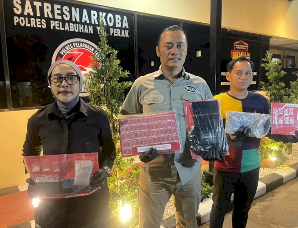 Polres Tanjungperak Bongkar Tiga Jaringan Narkoba, Empat Tersangka Pengedar Diamankan