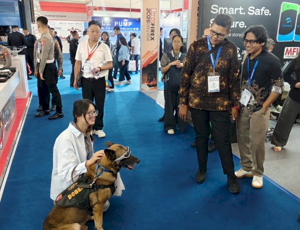 Korsabhara Baharkam Polri Pukau Pengunjung Indo Security 2026 Expo, Tampilkan Alsus Modern dan Layanan Humanis