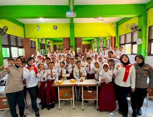 Polwan Goes To School, Edukasi Siswa SDN Cemengkalang tentang Pencegahan Kekerasan Seksual