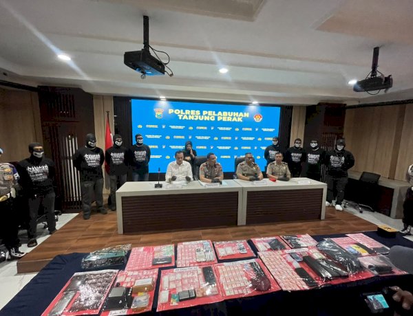 Operasi Tumpas Narkoba 2026, Polres Pelabuhan Tanjung Perak Amankan 27 Tersangka dan Sita 1 Kilogram Sabu
