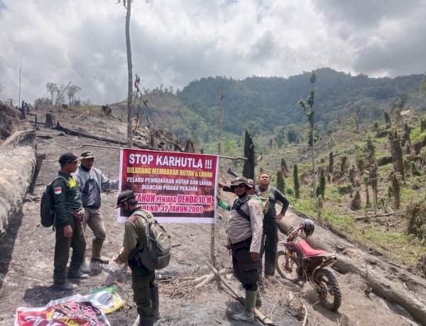 Musim Kemarau, Polres Jember Perkuat Patroli Kawasan Hutan Cegah Karhutla