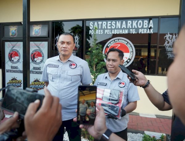 Polres Tanjung Perak Amankan Tersangka Pengedar Sabu asal Madura, 65,51 Gram Narkoba Disita