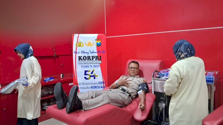 ASN-Polresta-Sidoarjo-Adakan-Donor-Darah-Peringati-HUT-KORPRI-Ke-54