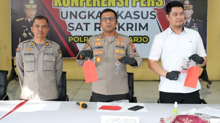 Polresta-Sidoarjo-Ungkap-Pencurian-Brankas-di-Taman-Pinang-Indah,-Pelaku-Sindikat-Lintas-Provinsi