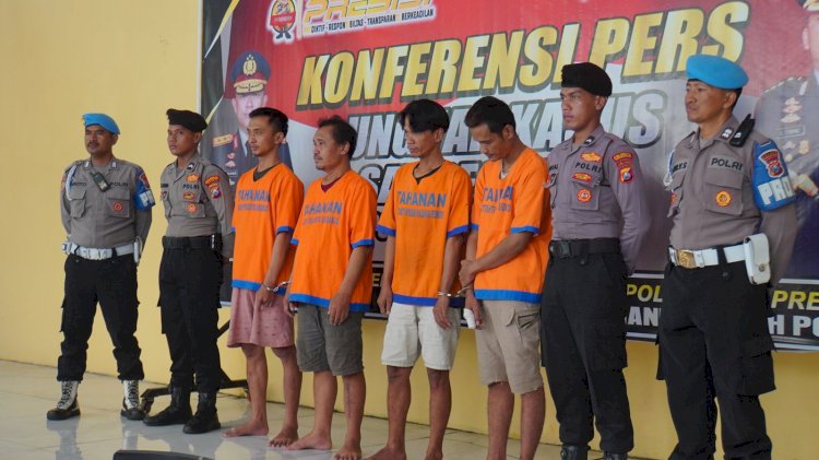 Satreskrim Polresta Sidoarjo Ringkus Komplotan Bobol Mini Market