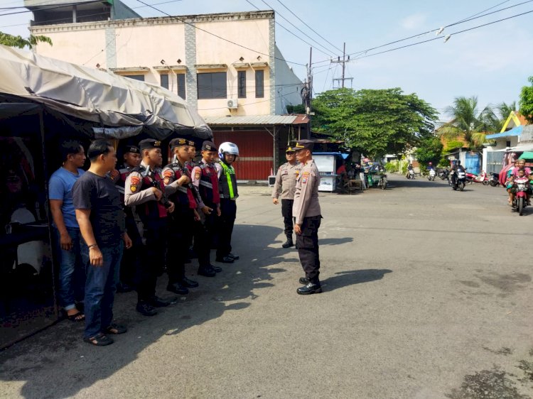 Polres Pelabuhan Tanjungperak Bangun Posko Cegah Peredaran Narkoba di Jalan Kunti