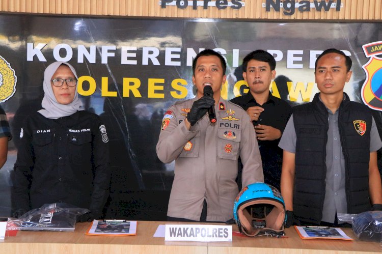 Polres Ngawi Amankan 2 Tersangka Pengeroyokan di Paron Motif Atribut Perguruan Silat