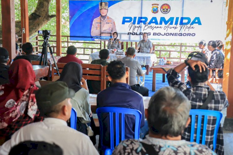 Gelar Piramida, AKBP Yenni Ajak Media Sinergi Jaga Kondusivitas Bojonegoro