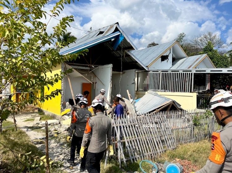 Brimob dan Pertamina Bersinergi Hadirkan Sumber Air Bersih bagi Warga Terdampak Gempa